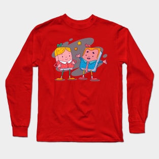 World Book Day Cartoon Long Sleeve T-Shirt